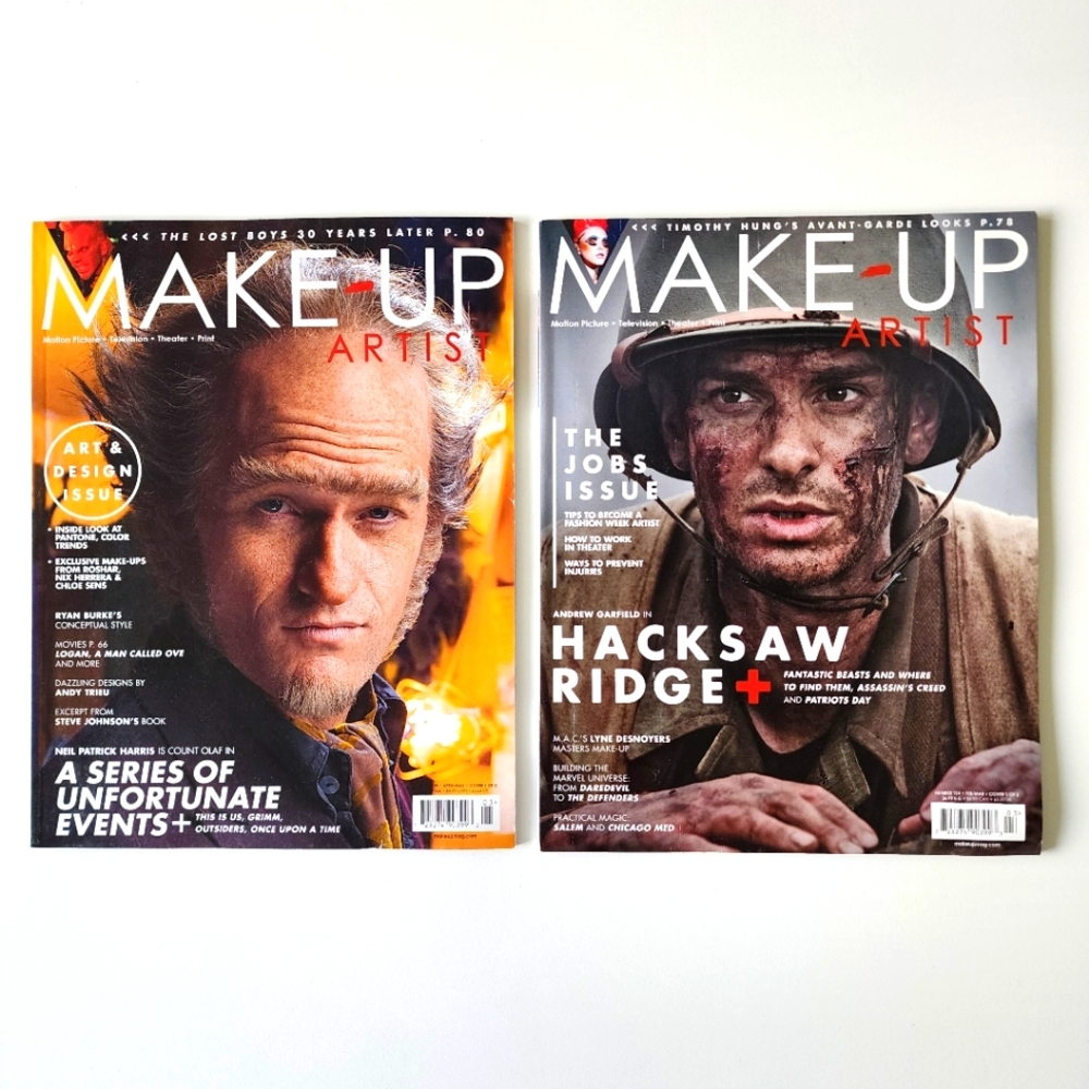 Make Up Artist Magazine 2017 Makeup Effects Fantastic‎ Beasts Unfortunate Events